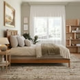 thumbnail image 3 of Madison Queen Solid Wood Foundation Bed in Light Toffee, 3 of 13