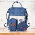 thumbnail image 4 of Bolsa Mochila Mujer Moda Mochilas Escolares Estilo Japonés con Monedero para Niñas (Azul) Ndcxsfigh Para Estrenar, 4 of 9