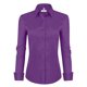 thumbnail image 1 of Camisas de vestir para mujer de silicona, manga larga, color morado oscuro, 1 of 8