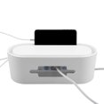 thumbnail image 1 of Cajas de gestión de cables ANGGREK Organizador de cables ABS Blanco gris, 1 of 8