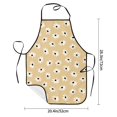 thumbnail image 2 of Pofeuu Daisies Flowers Print Aprons with Pockets, Cute Aprons for Kitchen, Cooking, Server, Barber, Chef Apron, 2 of 7