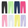 thumbnail image 2 of Baywell Little Girls Basic Leggings Soft Comfortable Leggings Tights Pants for Girls Pink 1-11Y, 2 of 6