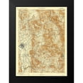 thumbnail image 2 of USGS 19x24 Black Modern Framed Museum Art Print Titled - Rutland Vermont Quad - USGS 1893, 2 of 5