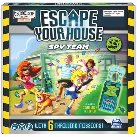 Escape Room The Game, Escape Your House: Spy Team Board Game