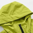 thumbnail image 6 of APEXFWDT Women’s Plus Size Waterproof Windbreaker Jacket with Hood & Zipper Pockets Rain Coat for Spring/Fall Hiking & Outdoor Activities,XXL,Green, 6 of 9