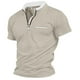 thumbnail image 1 of Camisas de Manga Larga para Hombres Casual Color Sólido Cuello Redondo, Blusa de Poliéster para Al Aire Libre, Diario Y Invierno de Primavera, 1 of 6