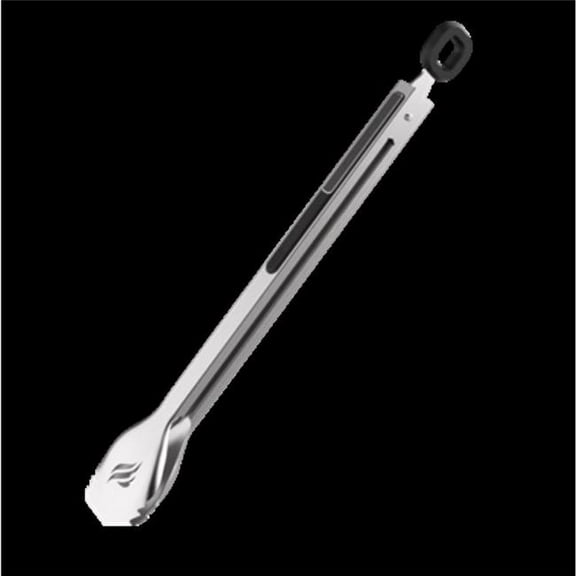 Blackstone 8116088 Iron Forged Plastic Stainless Steel Grill Turner Tong, Black & Silver