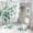 style-491, variant on Shower Curtain Sets 4 Piece Watercolor Eucalyptus Leaves with Rugs Toilet Lid Cover and Bath Mat Spring Sage Green Leaf Bathroom Decor Set with Accessories for Bathroom Decor 72inch X 72inch