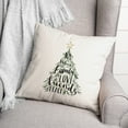 thumbnail image 3 of Creative Products Christmas Tree Words 2 18 x 18 Spun Poly Pillow, 3 of 3