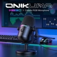 thumbnail image 2 of MesaSe Gaming Microphone  M830 USB Condenser Microphone with Mute Noise Reduction  Pickup Pattern Gaming PC Microphone for Streaming  Twitch  Online Chat  RGB PC Gamers, 2 of 7