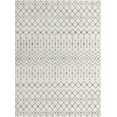 thumbnail image 7 of Rugs.com Moroccan Trellis Collection Rug – 8' x 10' Ivory And Gray Medium Rug Perfect For Living Rooms, Large Dining Rooms, Open Floorplans, 7 of 7