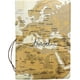 thumbnail image 1 of Funda para pasaporte con diseño de mapa del mundo Goldenrod, funda para pasaporte de viaje, billetera con tarjetero y cierre elástico., 1 of 9