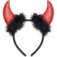thumbnail image 1 of Devil Horn Headband Halloween Costume Accessory, 1 of 5