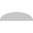thumbnail image 5 of Ekena Millwork 56"W x 15"H x 2"P Elliptical 4 Spoke Architectural Grade PVC Pediment, 5 of 7