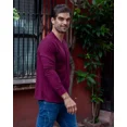 thumbnail image 3 of Playera Manga Larga Para Hombre Tela Termica Wafle Cr122, 3 of 8