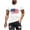 White, variant on Shirts for Men under $5 Independence Day the United States Flag Print Short Sleeve Round Neck Pullover T-Shirt Navy XXL