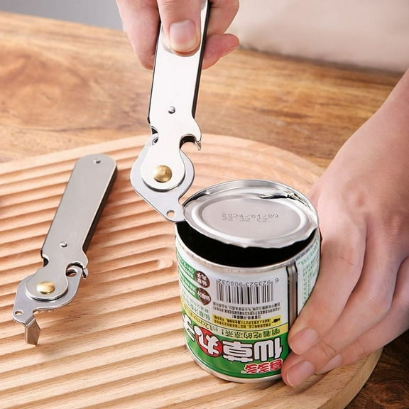 Momihoom Stainless Steel Can Opener Multi-functional Old Tin Can Cutting Special Lid Opener Beer Tool