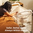thumbnail image 4 of Arm's Reach Clear-Vue Co-Sleeper Bassinet, Bedside Sleeper with Mesh Sides, ASTM Certified, White, 4 of 6