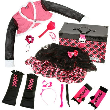 Monster High Plaid 17 Accessory Trunk, Pink
