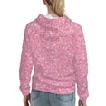 thumbnail image 7 of Lsque Glitter Pattern Casual Women's Hoodie,Hooded Sweatshirt with Kangaroo Pocket,Pullover Hoodie with Eye-catching Drawstrings-X-Large, 7 of 7