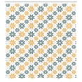 thumbnail image 3 of Ambesonne Garden Shower Curtain, Retro Daisies, 69"Wx70"L, Almond Green Mustard, 3 of 3