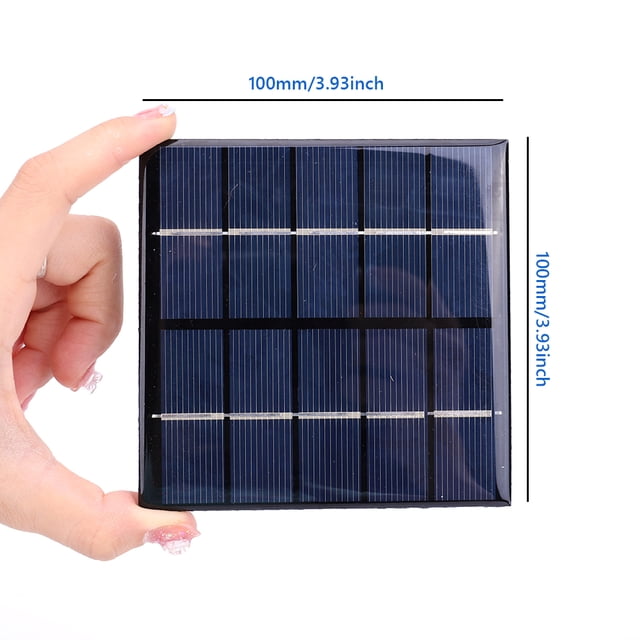 Panel Solar resistente al agua, célula Solar de alta eficiencia para batería de 9-12V/3,7 V, 5W, 12V, 5W, 3W, 2V