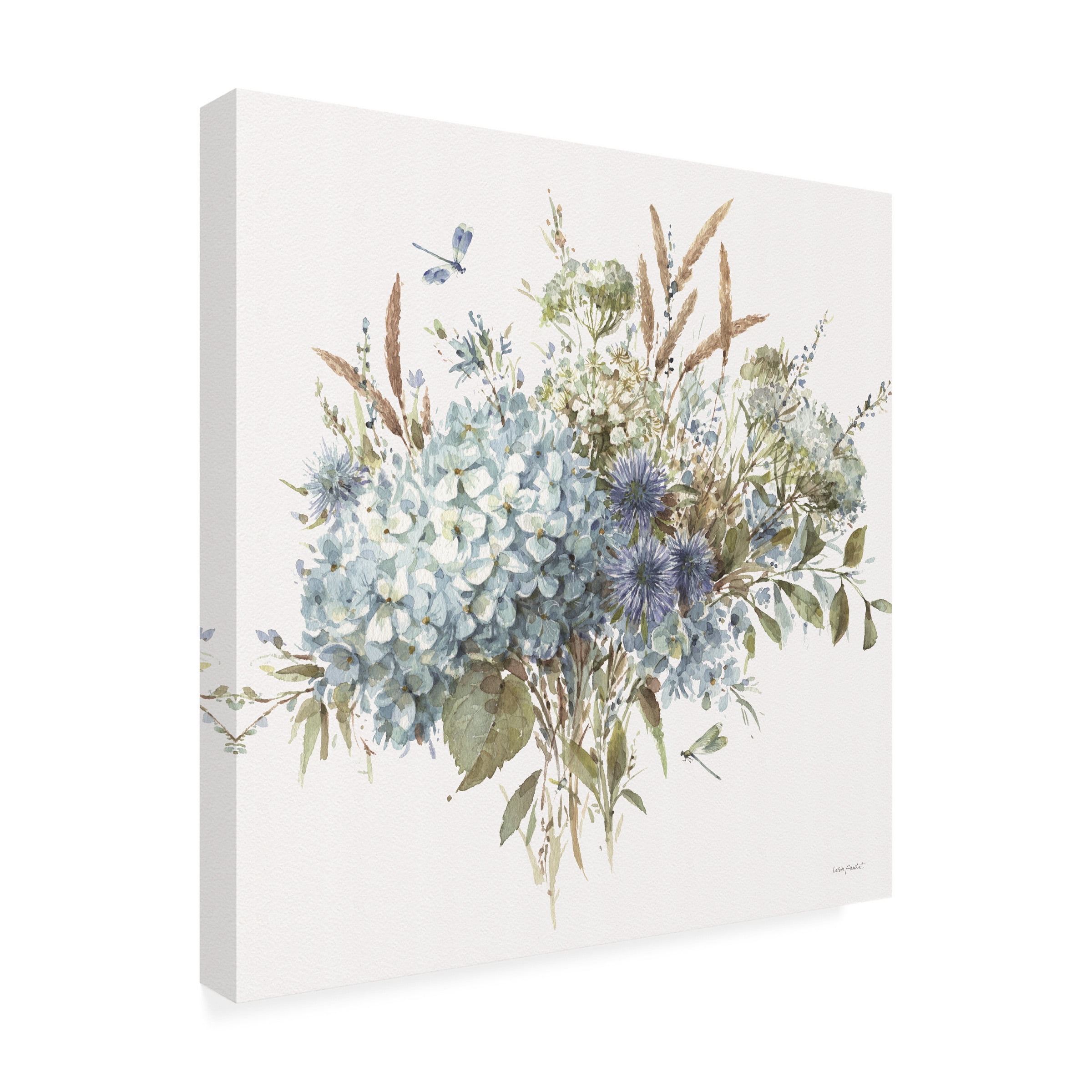 Lisa Audit 'bohemian Blues 01B' Canvas Art