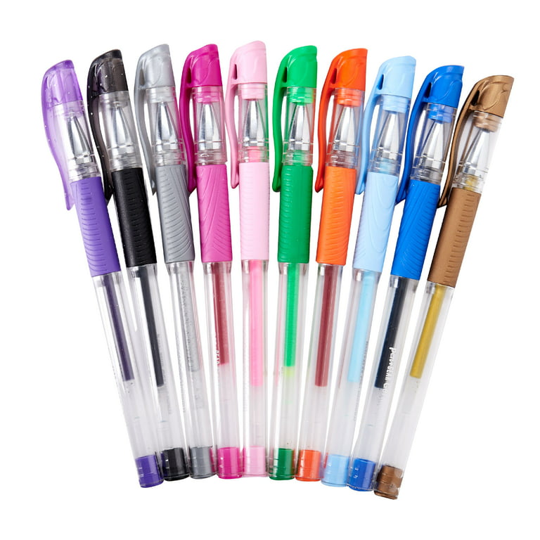Yoobi Color & Glitter Color Gel Pens - Multicolor, 12 Pack