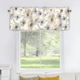 thumbnail image 5 of Sunflower Curtain Valance for Windows Vintage Floral Butterfly Window Treatments 1 Panel Short Curtains for Kitchen Windows Bathroom Bedroom,54 x 18 Inch, 5 of 5