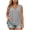 Gray, variant on cocolona Womens Summer Plus Size Tank Tops V Neck Drawstring Sleeveless Oversized Shirts Casual Tunic Solid Color Blouses