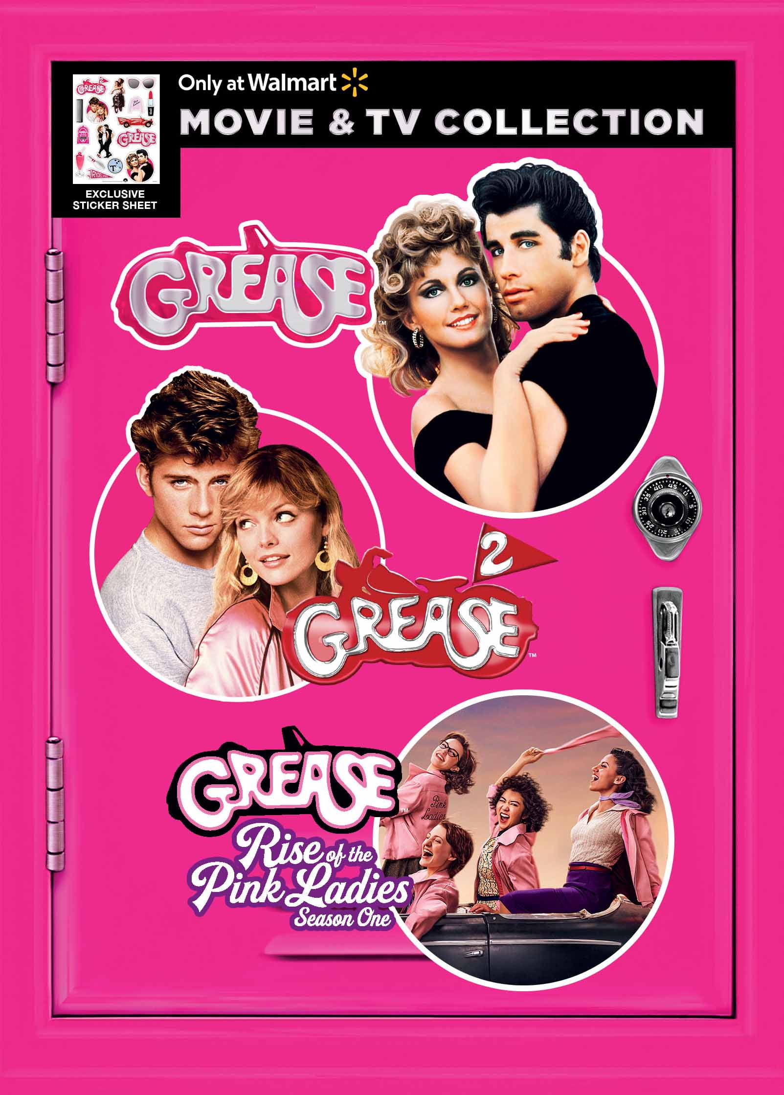 Grease 1&2/Rise of the Pink Ladies S1 TV & Movie Collection (DVD)