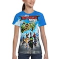 thumbnail image 3 of T-Shirts Graphiques 3D Verts Ninjiag-o, Chandails Fantaisie, Col Rond, Manches Courtes, T-Shirts pour Jeunes Garçons Filles, 3 of 8