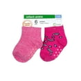 thumbnail image 7 of Wonder Nation Baby and Toddler Ankle Socks, 6-Pack, Sizes 0M-18M, 7 of 7