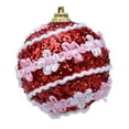 thumbnail image 6 of Surpdew 6Pcs Christmas Crafts Sequin Ornaments Kit Includes Foam Balls Sequins Christmas Crafts Christmas Tree Ornaments Diy Crafting For Christmas Holiday Party Red, 6 of 8