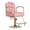 Pink, variant on Limthesky Barber Chair for Hair Stylist, Reclining Salon Chair with Headrest, Footrest, Adjustable Height Salon Spa Equipment for Barbershop,360° Swivel,Pink