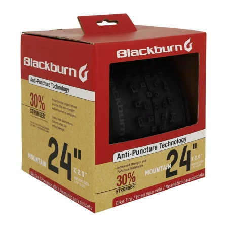 BLACKBURN 24" MOUNTAIN BIKE TIRE - BLACK