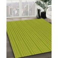 thumbnail image 3 of Ahgly Company Machine Washable Indoor Rectangle Transitional Dark Yellow Green Area Rugs, 7' x 9', 3 of 7