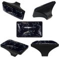 thumbnail image 4 of 4 Packs Black Bull Crystal Glass Cabinet Knobs Drawer Handles for Kitchen Cabinets Dresser Cupboard Wardrobe Pulls Handles, 4 of 7