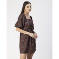 thumbnail image 3 of Moomaya Whimsical Printed Short Sleeve Shift Dress - Fun And Playful Day Dress, 3 of 9