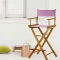 thumbnail image 3 of "30" Director's Chair Honey Oak Frame-Pink Canvas", 3 of 8
