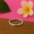 thumbnail image 5 of 2 MM Stackable Band 925 Sterling Silver Platinum Plated Women Mother's Day Gift Ring Jewelry, 5 of 6