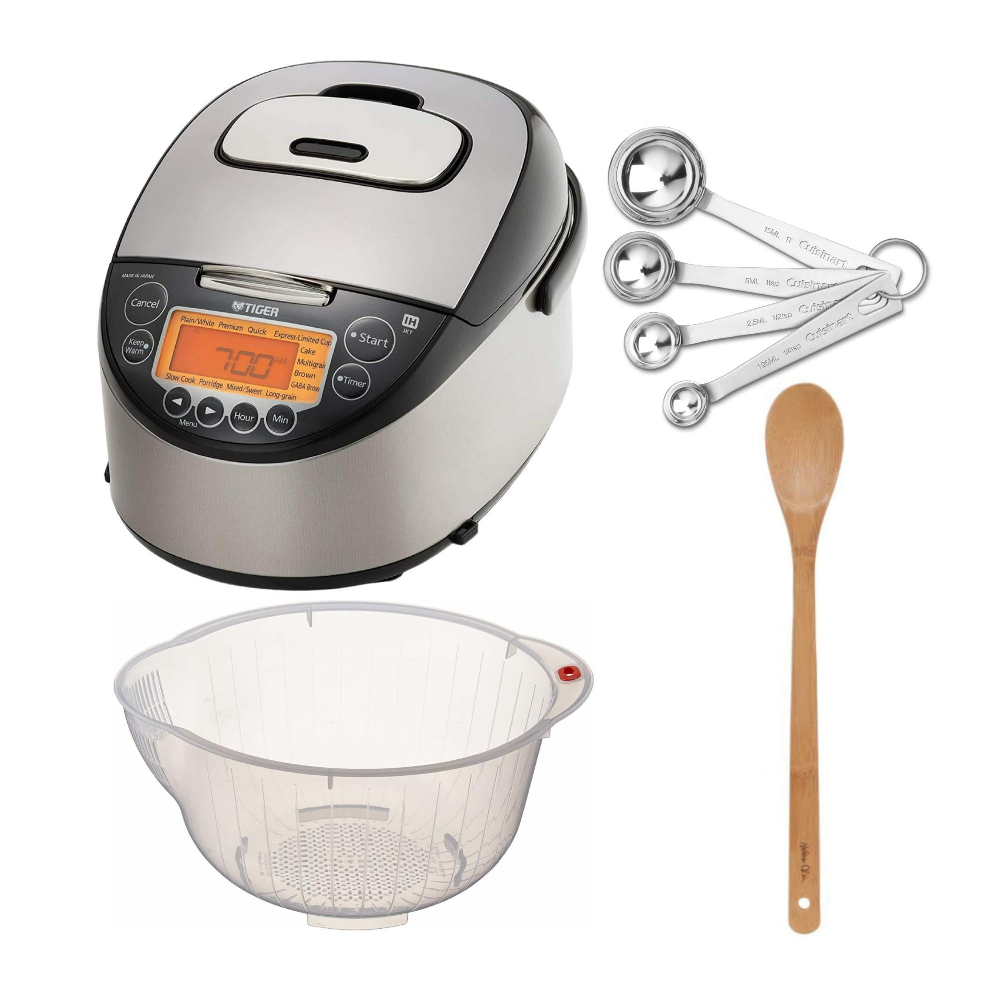 Tiger JKTD18U 10Cup Induction Heating Rice Cooker Bundle with