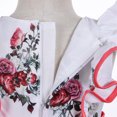 thumbnail image 6 of Cosplay Life Elegant Flower Dress for Girls Young Adults Fashion Bow Flower Waistline Kids Party Festival Ages 2-6 Years Old (WHITE, 2YRS), 6 of 6
