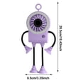 thumbnail image 3 of BotaniNest Desktop Fan Personal Desktop Fan With Strong Airflow And Rechargeable Battery Fan With Flexible And Bendable 4 Leg Structure And Silicone Suction Cup For Bedroom Home, 3 of 6