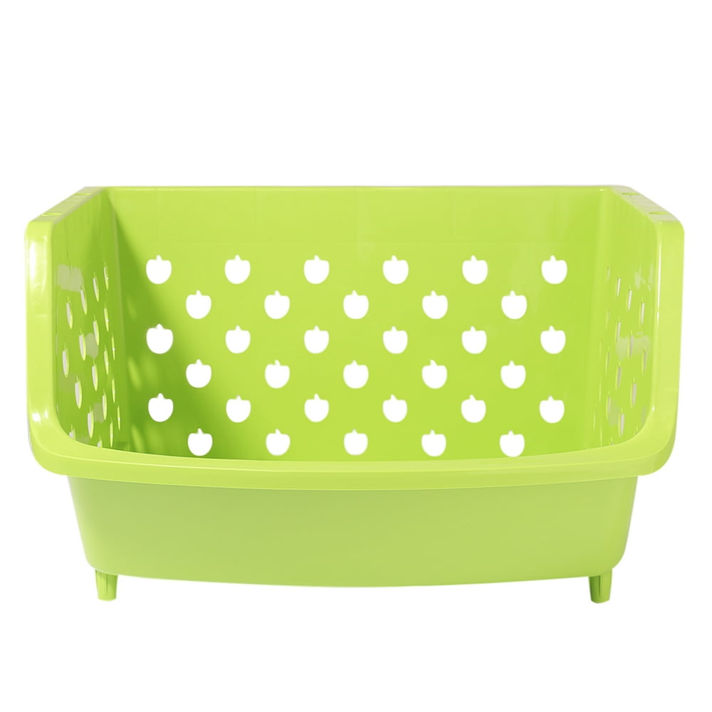 Singledeck Plastic Fruit & Vegetable Storage Box Multipurpose Kitchen