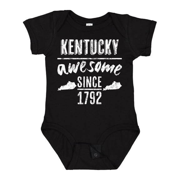 Inktastic Kentucky is Awesome Since 1792 Boys or Girls Baby Bodysuit