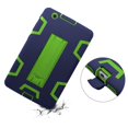 thumbnail image 6 of Mignova Heavy Duty rugged impact Hybrid Case with Build In Kickstand Protective Case For LG G Pad X 8.0 / LG GPad III 3 8.0 Inch Tablet + Screen Protector Film and stylus pen (Navy Blue / Green), 6 of 7