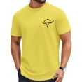 thumbnail image 5 of BSDJILFG Cotton Blend T-Shirts for Men Vintage Graphic Tees Casual Short Sleeve Breathable Crewneck Summer Tops, 5 of 7