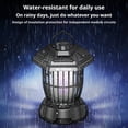 thumbnail image 6 of 2-in-1 Camping Lantern & Bug Zapper, Solar Powered Electric Mosquito Killer with 1200mAh Battery, Portable UV Insect Trap & LED Light for Tent, Patio & Outdoor, 6 of 8
