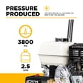 thumbnail image 6 of BE Power Equipment 3800 PSI 2.8 GPM Cold Water Gas Pressure Washer Honda GX200 Engine and Triplex Pump, 6 of 9